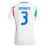 Italia Federico Dimarco #3 Bortedrakt Dame EM 2024 Kortermet